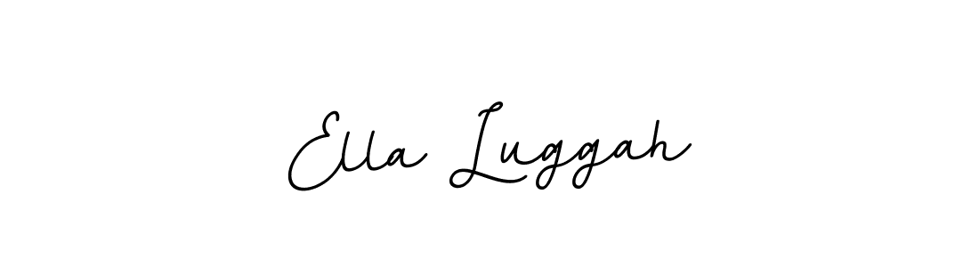 Ella Luggah stylish signature style. Best Handwritten Sign (BallpointsItalic-DORy9) for my name. Handwritten Signature Collection Ideas for my name Ella Luggah. Ella Luggah signature style 11 images and pictures png