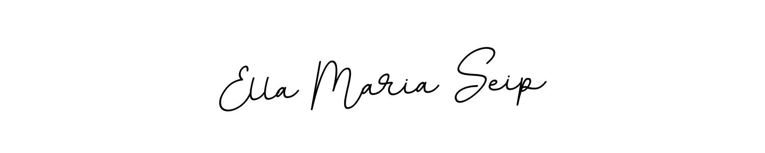 How to make Ella Maria Seip name signature. Use BallpointsItalic-DORy9 style for creating short signs online. This is the latest handwritten sign. Ella Maria Seip signature style 11 images and pictures png