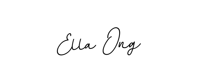 The best way (BallpointsItalic-DORy9) to make a short signature is to pick only two or three words in your name. The name Ella Ong include a total of six letters. For converting this name. Ella Ong signature style 11 images and pictures png