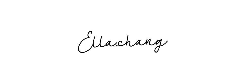 It looks lik you need a new signature style for name Ella.chang. Design unique handwritten (BallpointsItalic-DORy9) signature with our free signature maker in just a few clicks. Ella.chang signature style 11 images and pictures png