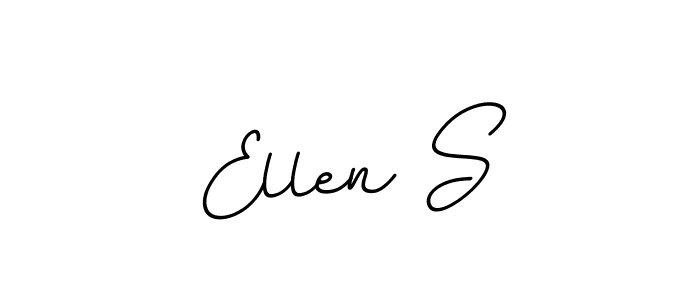 It looks lik you need a new signature style for name Ellen S. Design unique handwritten (BallpointsItalic-DORy9) signature with our free signature maker in just a few clicks. Ellen S signature style 11 images and pictures png