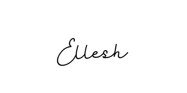 The best way (BallpointsItalic-DORy9) to make a short signature is to pick only two or three words in your name. The name Ellesh include a total of six letters. For converting this name. Ellesh signature style 11 images and pictures png