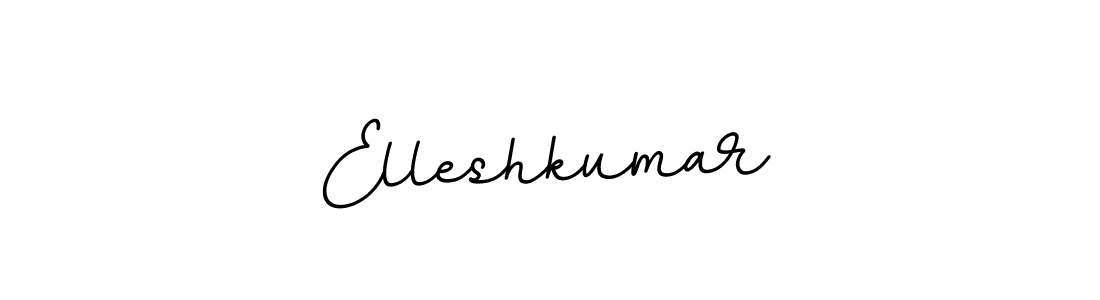 Create a beautiful signature design for name Elleshkumar. With this signature (BallpointsItalic-DORy9) fonts, you can make a handwritten signature for free. Elleshkumar signature style 11 images and pictures png