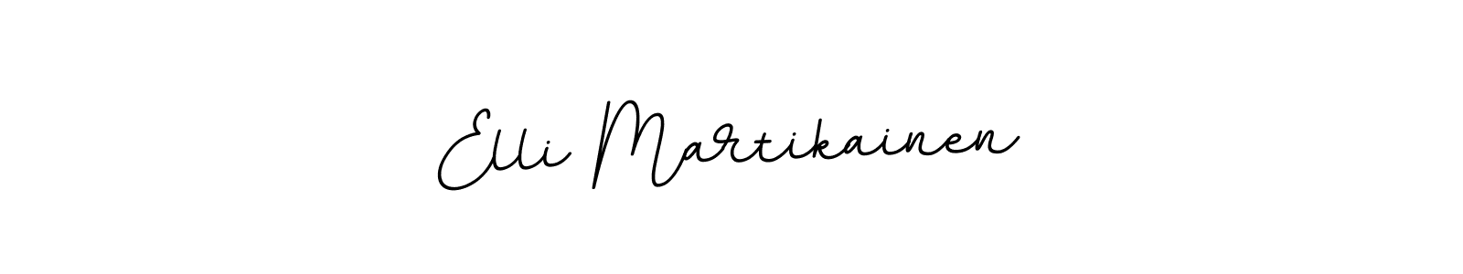 Design your own signature with our free online signature maker. With this signature software, you can create a handwritten (BallpointsItalic-DORy9) signature for name Elli Martikainen. Elli Martikainen signature style 11 images and pictures png