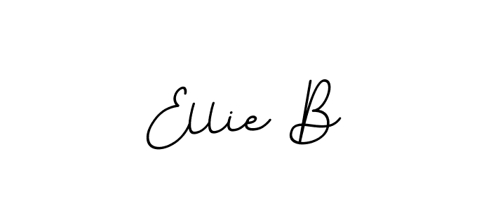 Also You can easily find your signature by using the search form. We will create Ellie B name handwritten signature images for you free of cost using BallpointsItalic-DORy9 sign style. Ellie B signature style 11 images and pictures png