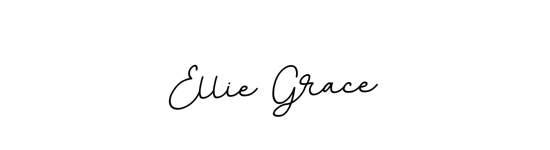 How to make Ellie Grace name signature. Use BallpointsItalic-DORy9 style for creating short signs online. This is the latest handwritten sign. Ellie Grace signature style 11 images and pictures png