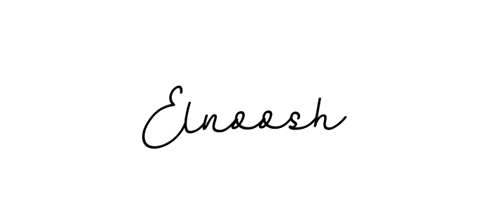 Design your own signature with our free online signature maker. With this signature software, you can create a handwritten (BallpointsItalic-DORy9) signature for name Elnoosh. Elnoosh signature style 11 images and pictures png