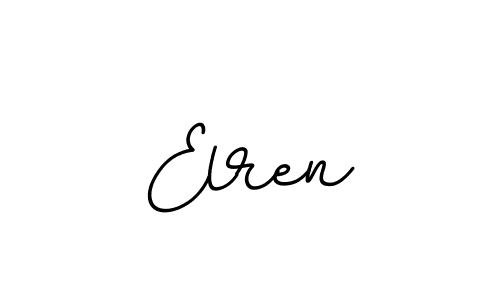 You should practise on your own different ways (BallpointsItalic-DORy9) to write your name (Elren) in signature. don't let someone else do it for you. Elren signature style 11 images and pictures png