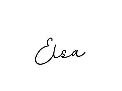 How to make Elsa name signature. Use BallpointsItalic-DORy9 style for creating short signs online. This is the latest handwritten sign. Elsa signature style 11 images and pictures png