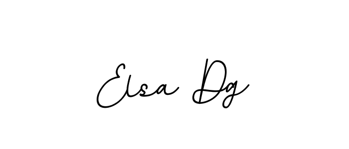 Create a beautiful signature design for name Elsa Dg. With this signature (BallpointsItalic-DORy9) fonts, you can make a handwritten signature for free. Elsa Dg signature style 11 images and pictures png