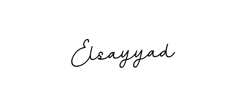 Make a beautiful signature design for name Elsayyad. With this signature (BallpointsItalic-DORy9) style, you can create a handwritten signature for free. Elsayyad signature style 11 images and pictures png