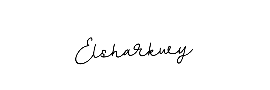 if you are searching for the best signature style for your name Elsharkwy. so please give up your signature search. here we have designed multiple signature styles  using BallpointsItalic-DORy9. Elsharkwy signature style 11 images and pictures png