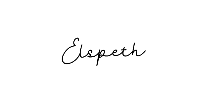 Use a signature maker to create a handwritten signature online. With this signature software, you can design (BallpointsItalic-DORy9) your own signature for name Elspeth. Elspeth signature style 11 images and pictures png