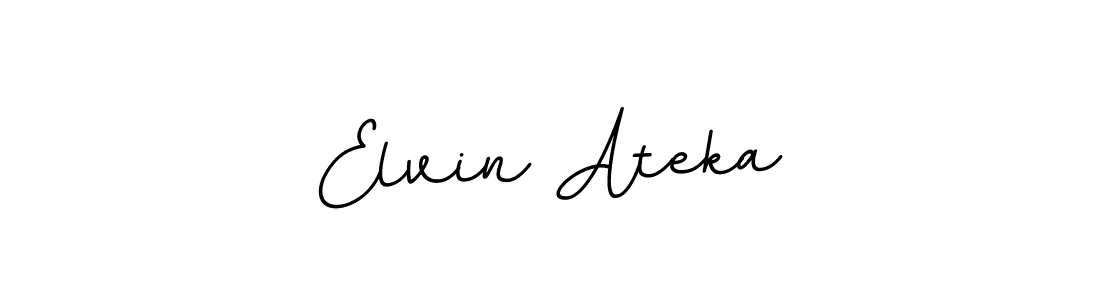 This is the best signature style for the Elvin Ateka name. Also you like these signature font (BallpointsItalic-DORy9). Mix name signature. Elvin Ateka signature style 11 images and pictures png