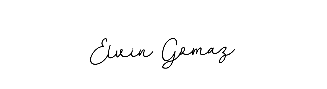 Use a signature maker to create a handwritten signature online. With this signature software, you can design (BallpointsItalic-DORy9) your own signature for name Elvin Gomaz. Elvin Gomaz signature style 11 images and pictures png
