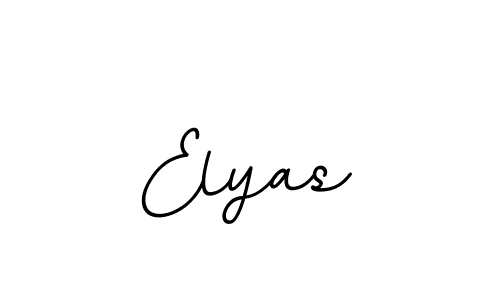 Use a signature maker to create a handwritten signature online. With this signature software, you can design (BallpointsItalic-DORy9) your own signature for name Elyas. Elyas signature style 11 images and pictures png