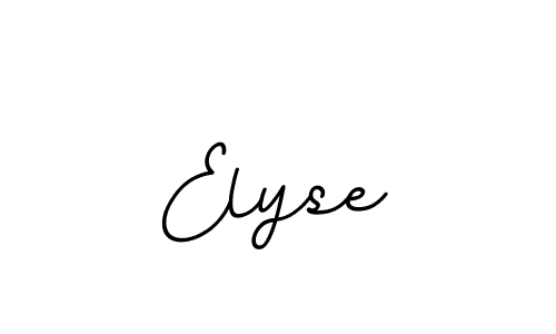 Make a beautiful signature design for name Elyse. With this signature (BallpointsItalic-DORy9) style, you can create a handwritten signature for free. Elyse signature style 11 images and pictures png