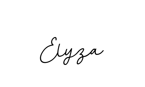 Create a beautiful signature design for name Elyza. With this signature (BallpointsItalic-DORy9) fonts, you can make a handwritten signature for free. Elyza signature style 11 images and pictures png