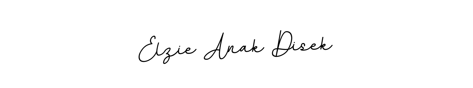 Use a signature maker to create a handwritten signature online. With this signature software, you can design (BallpointsItalic-DORy9) your own signature for name Elzie Anak Disek. Elzie Anak Disek signature style 11 images and pictures png