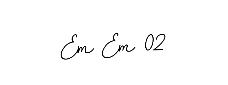 Similarly BallpointsItalic-DORy9 is the best handwritten signature design. Signature creator online .You can use it as an online autograph creator for name Em Em 02. Em Em 02 signature style 11 images and pictures png