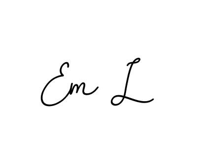 You can use this online signature creator to create a handwritten signature for the name Em L. This is the best online autograph maker. Em L signature style 11 images and pictures png