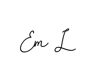 Make a beautiful signature design for name Em L. Use this online signature maker to create a handwritten signature for free. Em L signature style 11 images and pictures png