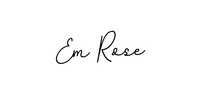 Make a beautiful signature design for name Em Rose. Use this online signature maker to create a handwritten signature for free. Em Rose signature style 11 images and pictures png