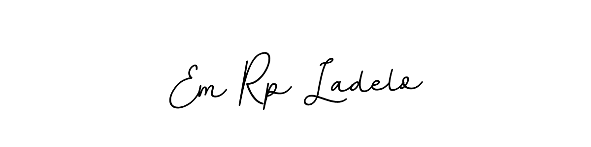 Check out images of Autograph of Em Rp Ladelo name. Actor Em Rp Ladelo Signature Style. BallpointsItalic-DORy9 is a professional sign style online. Em Rp Ladelo signature style 11 images and pictures png