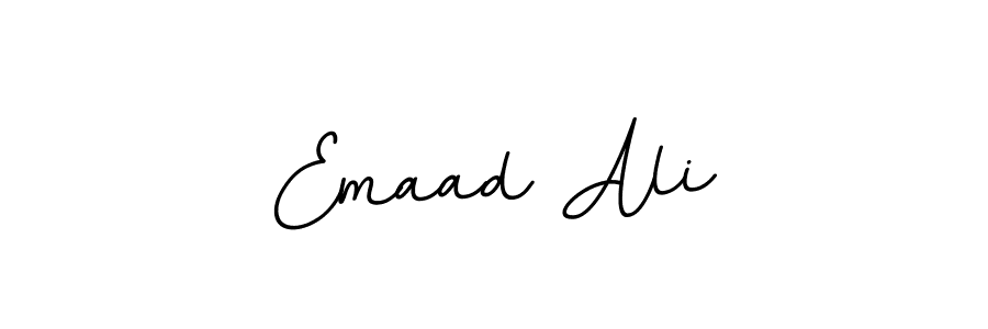 Design your own signature with our free online signature maker. With this signature software, you can create a handwritten (BallpointsItalic-DORy9) signature for name Emaad Ali. Emaad Ali signature style 11 images and pictures png