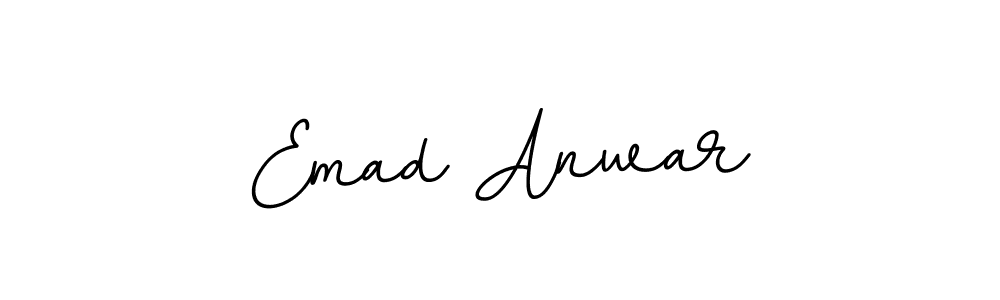 It looks lik you need a new signature style for name Emad Anwar. Design unique handwritten (BallpointsItalic-DORy9) signature with our free signature maker in just a few clicks. Emad Anwar signature style 11 images and pictures png
