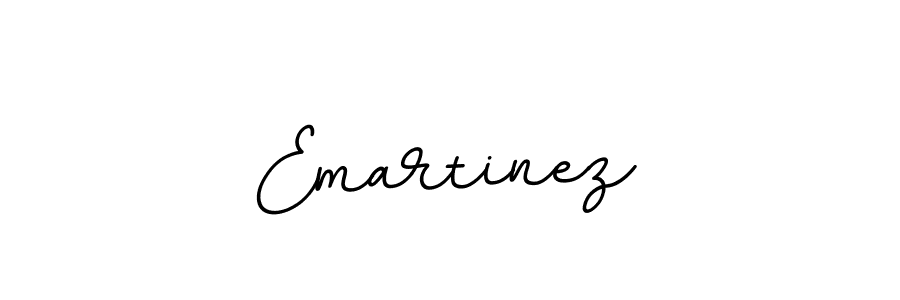 Create a beautiful signature design for name Emartinez. With this signature (BallpointsItalic-DORy9) fonts, you can make a handwritten signature for free. Emartinez signature style 11 images and pictures png