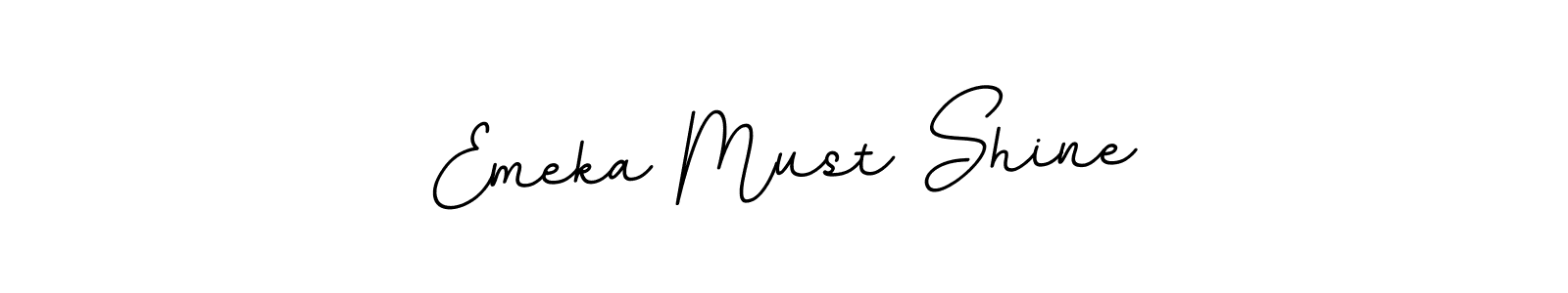 BallpointsItalic-DORy9 is a professional signature style that is perfect for those who want to add a touch of class to their signature. It is also a great choice for those who want to make their signature more unique. Get Emeka Must Shine name to fancy signature for free. Emeka Must Shine signature style 11 images and pictures png