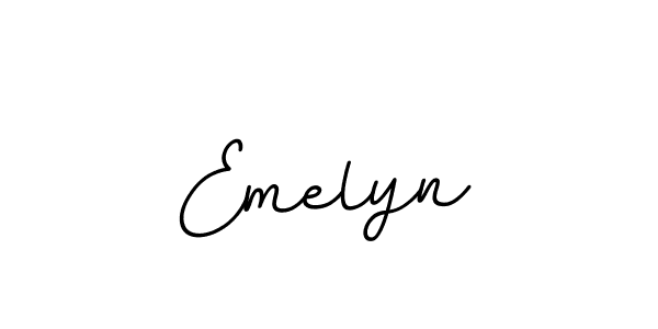 if you are searching for the best signature style for your name Emelyn. so please give up your signature search. here we have designed multiple signature styles  using BallpointsItalic-DORy9. Emelyn signature style 11 images and pictures png