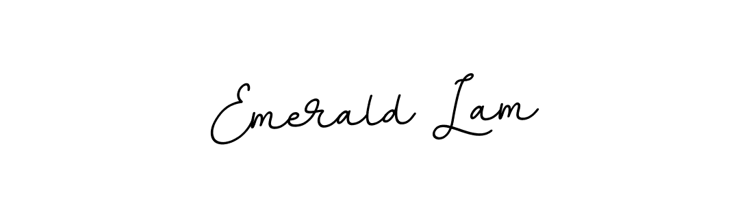 It looks lik you need a new signature style for name Emerald Lam. Design unique handwritten (BallpointsItalic-DORy9) signature with our free signature maker in just a few clicks. Emerald Lam signature style 11 images and pictures png