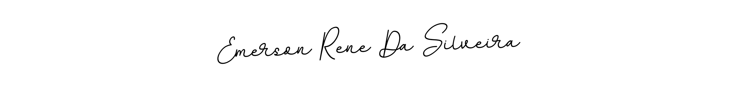 You should practise on your own different ways (BallpointsItalic-DORy9) to write your name (Emerson Rene Da Silveira) in signature. don't let someone else do it for you. Emerson Rene Da Silveira signature style 11 images and pictures png