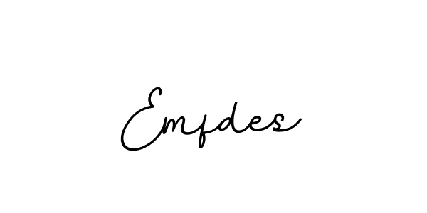 Make a beautiful signature design for name Emfdes. With this signature (BallpointsItalic-DORy9) style, you can create a handwritten signature for free. Emfdes signature style 11 images and pictures png