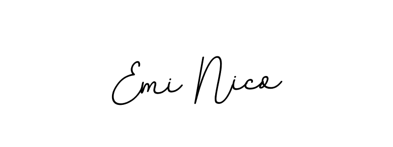 How to make Emi Nico signature? BallpointsItalic-DORy9 is a professional autograph style. Create handwritten signature for Emi Nico name. Emi Nico signature style 11 images and pictures png