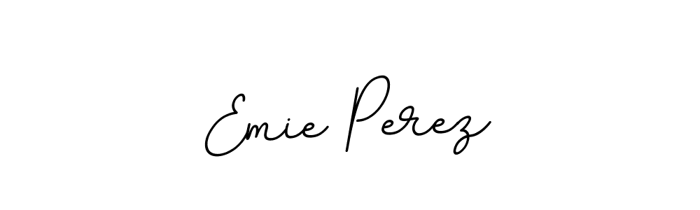 Emie Perez stylish signature style. Best Handwritten Sign (BallpointsItalic-DORy9) for my name. Handwritten Signature Collection Ideas for my name Emie Perez. Emie Perez signature style 11 images and pictures png