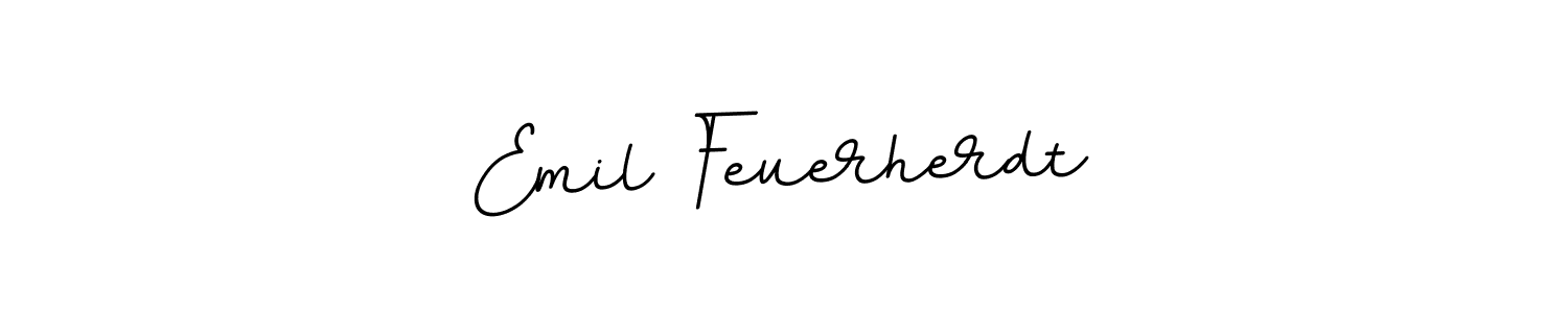 Create a beautiful signature design for name Emil Feuerherdt. With this signature (BallpointsItalic-DORy9) fonts, you can make a handwritten signature for free. Emil Feuerherdt signature style 11 images and pictures png