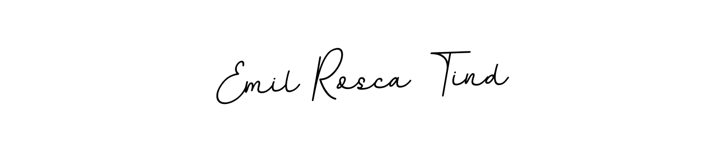 Design your own signature with our free online signature maker. With this signature software, you can create a handwritten (BallpointsItalic-DORy9) signature for name Emil Rosca Tind. Emil Rosca Tind signature style 11 images and pictures png