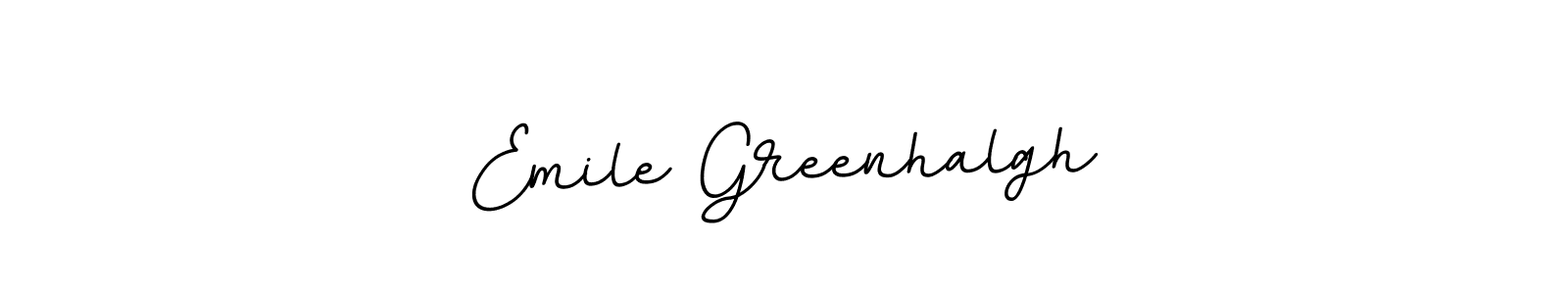 Make a beautiful signature design for name Emile Greenhalgh. With this signature (BallpointsItalic-DORy9) style, you can create a handwritten signature for free. Emile Greenhalgh signature style 11 images and pictures png