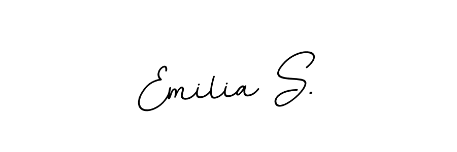 Similarly BallpointsItalic-DORy9 is the best handwritten signature design. Signature creator online .You can use it as an online autograph creator for name Emilia S.. Emilia S. signature style 11 images and pictures png