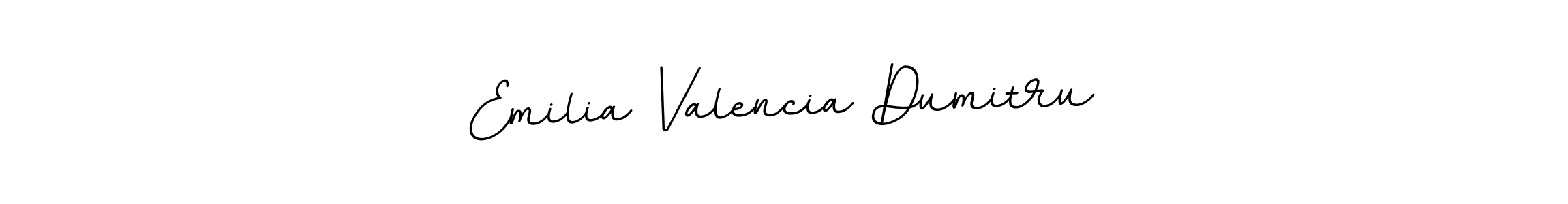 This is the best signature style for the Emilia Valencia Dumitru name. Also you like these signature font (BallpointsItalic-DORy9). Mix name signature. Emilia Valencia Dumitru signature style 11 images and pictures png