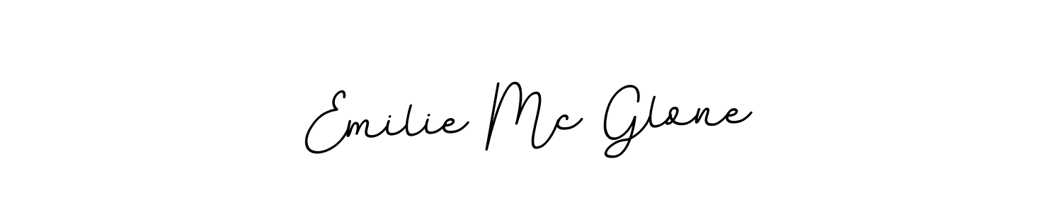 Emilie Mc Glone stylish signature style. Best Handwritten Sign (BallpointsItalic-DORy9) for my name. Handwritten Signature Collection Ideas for my name Emilie Mc Glone. Emilie Mc Glone signature style 11 images and pictures png