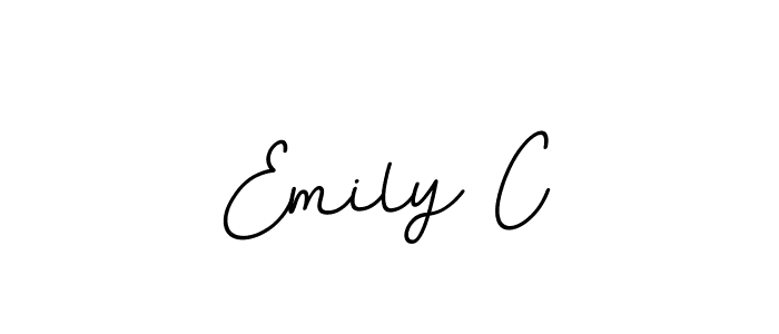 if you are searching for the best signature style for your name Emily C. so please give up your signature search. here we have designed multiple signature styles  using BallpointsItalic-DORy9. Emily C signature style 11 images and pictures png