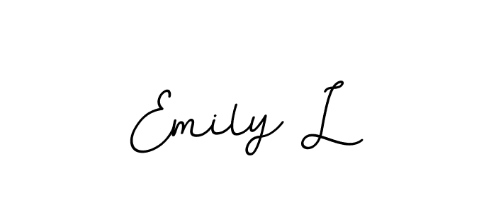 Check out images of Autograph of Emily L name. Actor Emily L Signature Style. BallpointsItalic-DORy9 is a professional sign style online. Emily L signature style 11 images and pictures png