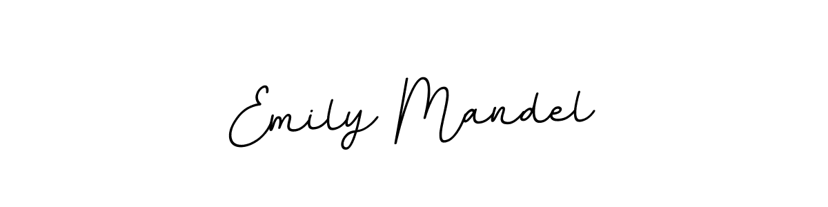 Make a beautiful signature design for name Emily Mandel. With this signature (BallpointsItalic-DORy9) style, you can create a handwritten signature for free. Emily Mandel signature style 11 images and pictures png