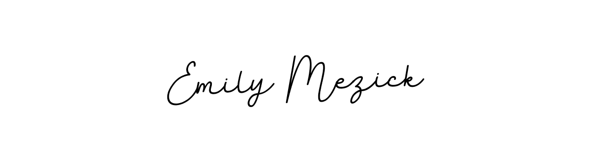 The best way (BallpointsItalic-DORy9) to make a short signature is to pick only two or three words in your name. The name Emily Mezick include a total of six letters. For converting this name. Emily Mezick signature style 11 images and pictures png