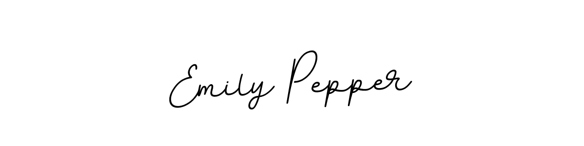 Make a beautiful signature design for name Emily Pepper. With this signature (BallpointsItalic-DORy9) style, you can create a handwritten signature for free. Emily Pepper signature style 11 images and pictures png