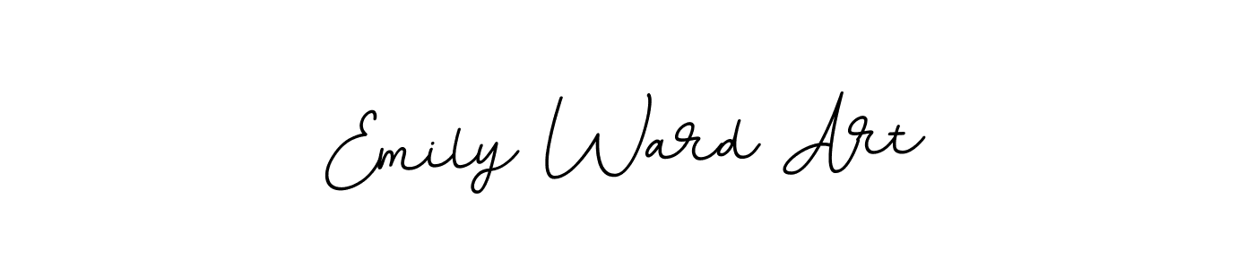Create a beautiful signature design for name Emily Ward Art. With this signature (BallpointsItalic-DORy9) fonts, you can make a handwritten signature for free. Emily Ward Art signature style 11 images and pictures png